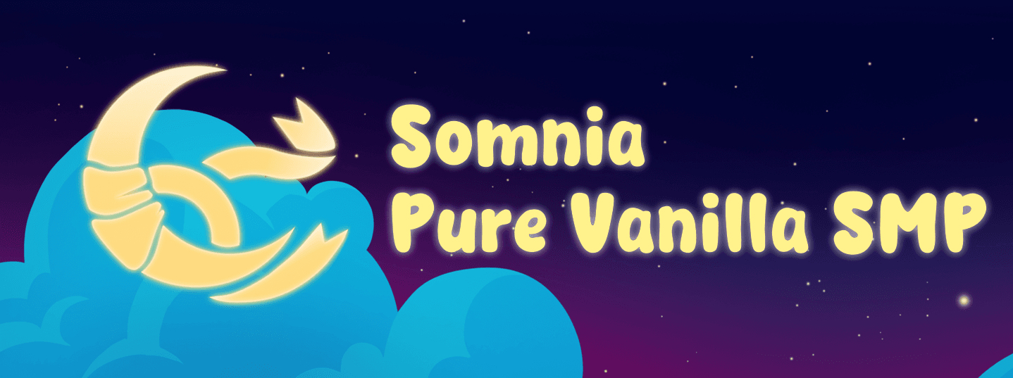 Somnia Pure Vanilla SMP banner